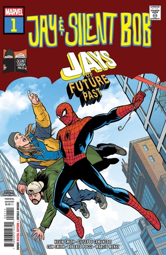 Jay & Silent Bob: Jays of Future Past #1 (2nd Printing Giuseppe Camuncoli Homage Variant)