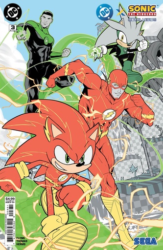 [MAY260463] DC x Sonic the Hedgehog: Metal Legion #3 of 5 (Cover C Travis Mercer Card Stock Variant)