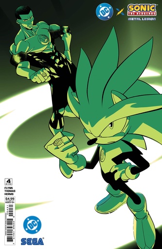 DC x Sonic the Hedgehog: Metal Legion #4 of 5 (Cover C Daniele Di Nicuolo Card Stock Variant)