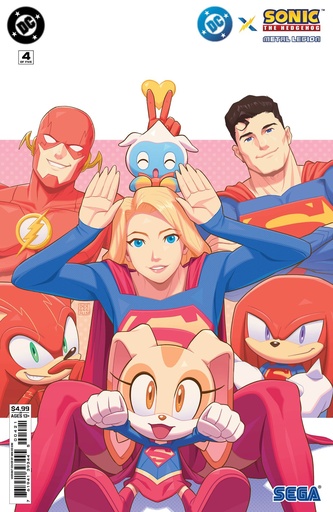 DC x Sonic the Hedgehog: Metal Legion #4 of 5 (Cover B Min Ho Kim Card Stock Variant)