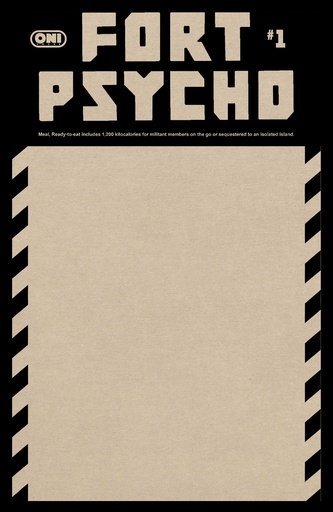 Fort Psycho #1 (Cover E Blank Variant)