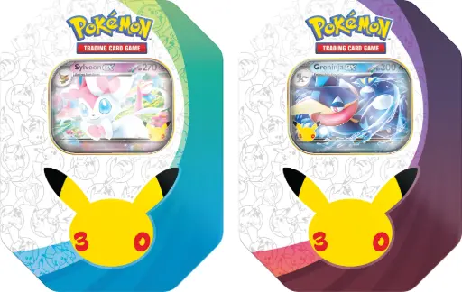 Pokémon: 30th Celebration - ex Tin