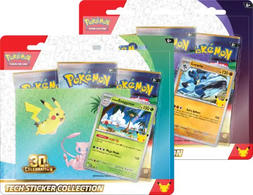 Pokémon: 30th Celebration - Tech Sticker Collection