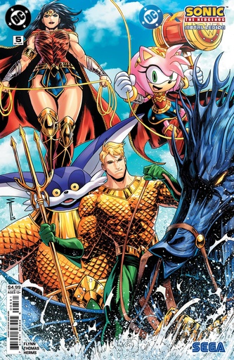 [JUL260487] DC x Sonic the Hedgehog: Metal Legion #5 of 5 (Cover C Serg Acuna Card Stock Variant)
