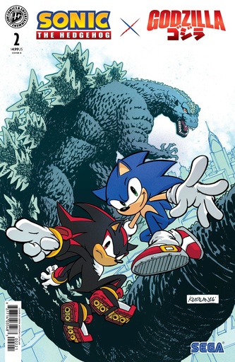 [JUN261189] Sonic the Hedgehog x Godzilla #2 (Cover B Kevin Anthony Catalan)