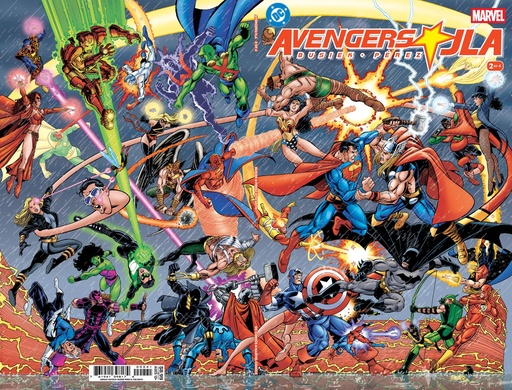 [APR260335] Avengers/JLA #2 (Facsimile Edition Cover D George Perez Variant)