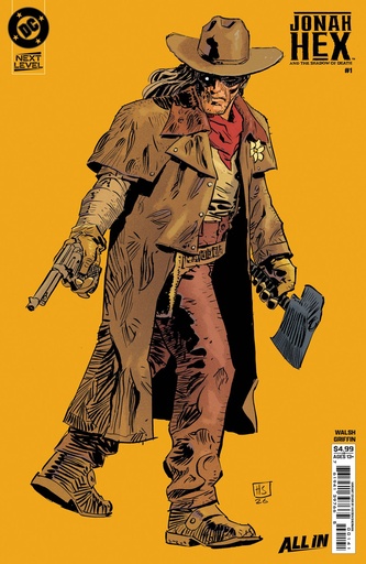 [AUG260421] Jonah Hex and the Shadow of Death #1 of 6 (Cover D Hayden Sherman Next Level Card Stock Variant)