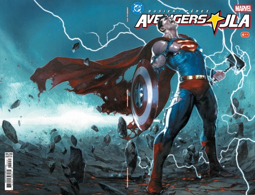 [MAY265129] Avengers/JLA #4 (Facsimile Edition Cover E Gabriele Dell'Otto Wraparound Variant)
