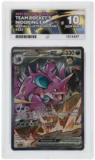 [ACE1513437] ACE10 Team Rocket's Nidoking ex 233/182 - Special Illustration Rare (2025 Pokémon - Scarlet & Violet: Destined Rivals #1513437)