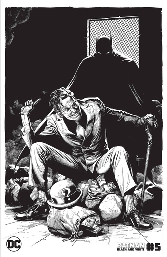 [DEC208408] Batman: Black and White #5 of 6 (Gary Frank Riddler Variant)