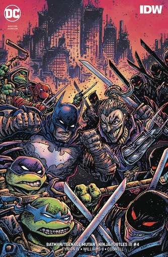 [JUN190484] Batman/Teenage Mutant Ninja Turtles III #4 of 6 (Variant Edition)