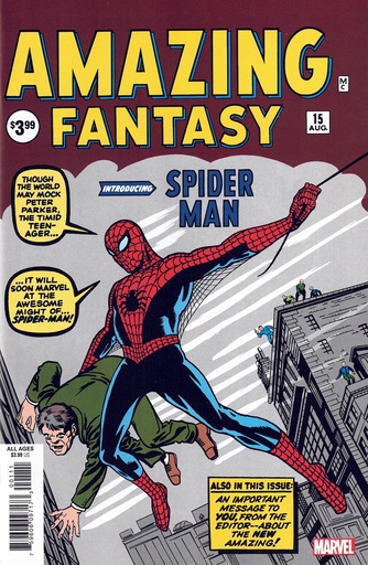 [AUG190898] Amazing Fantasy #15 (Facsimile Edition)