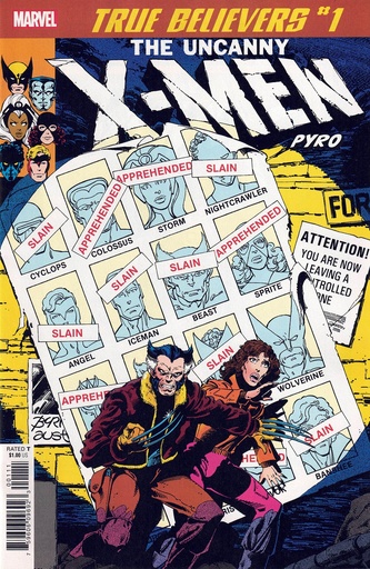 [AUG190891] True Believers: X-Men: Pyro #1