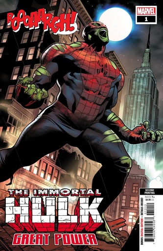 [DEC198919] Immortal Hulk: Great Power #1 (2nd Printing Molina Variant)