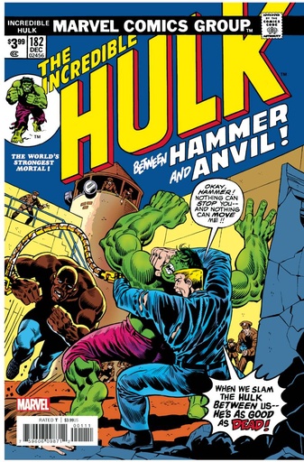 [JAN200836] Incredible Hulk #182 (Facsimile Edition)