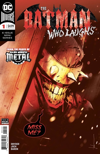 [FEB198168] Batman Who Laughs #1 of 7 (Final Printing)