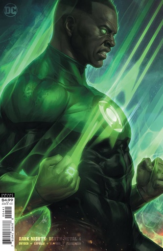 [JUN208208] Dark Nights: Death Metal #4 of 7 (Green Lantern John Stewart Card Stock Artgerm Variant)