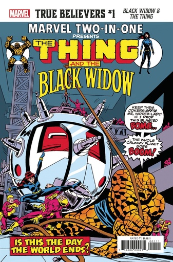 [FEB200845] True Believers: Black Widow & The Thing #1