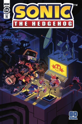 [AUG200563] Sonic the Hedgehog #34 (1:10 Fourdraine Variant)